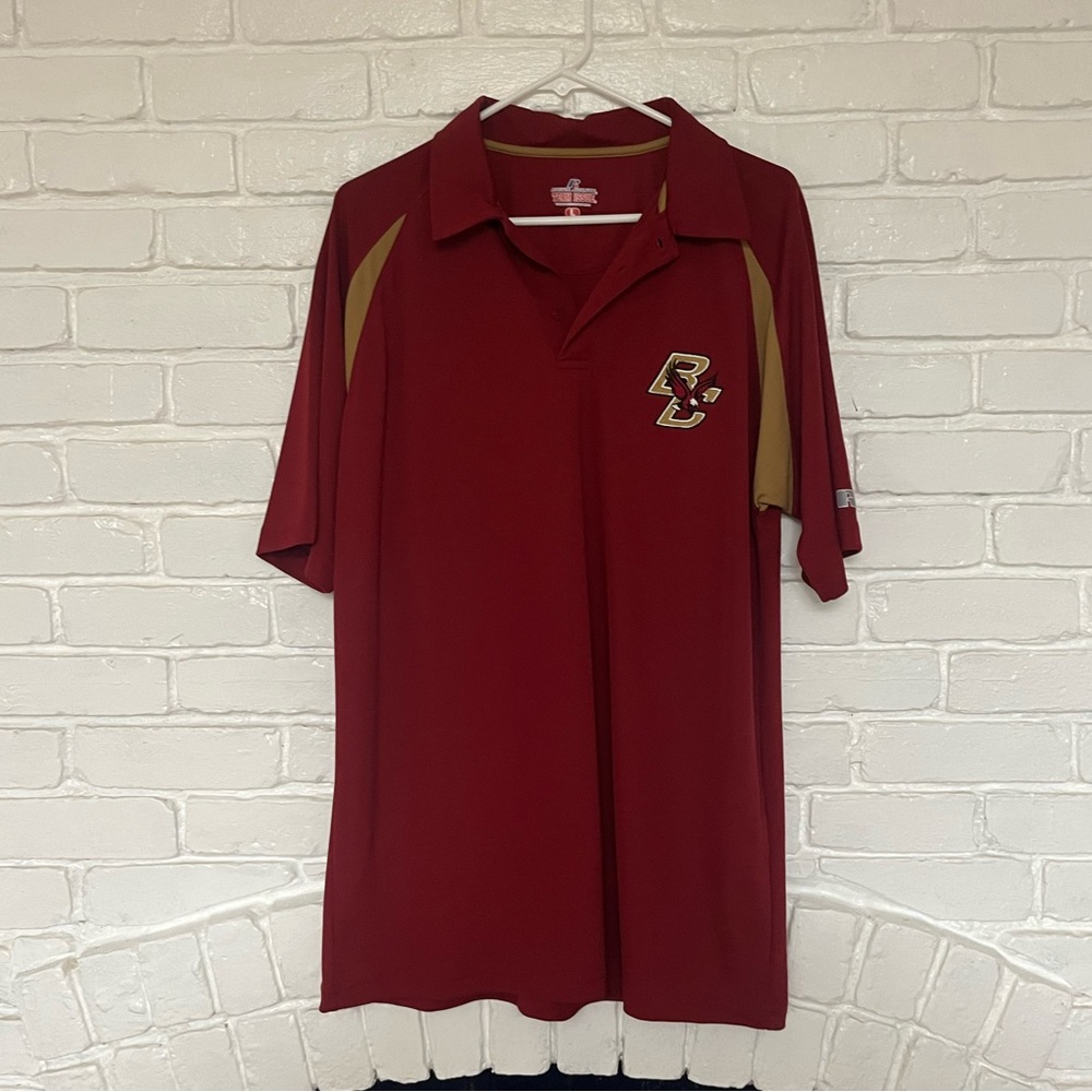 Men’s Boston college polo shirt